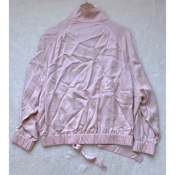 NWT Zara Pocketed Flowy Jacket in Pale Pink, Size Medium - Picture 13 of 15